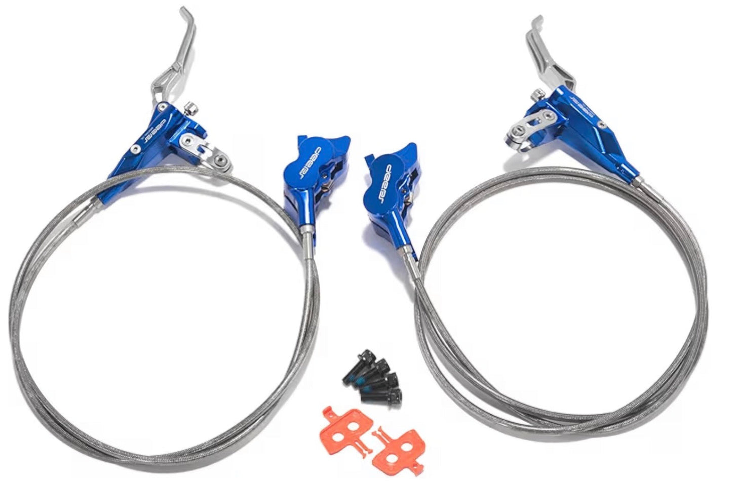 Upgraded Budget Front & Rear Break Kit for Surron Light Bee X, Talaria XXX, Talaria Sting MX3/MX4 for Segway X160 X260 / 79Bike Falcon M/E Ride Pro-SS