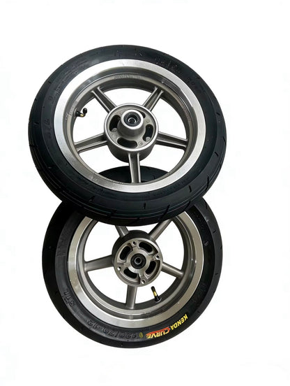 Chrome Supermoto Wheelset for Tuttio/Yozma/Mototec/Strike