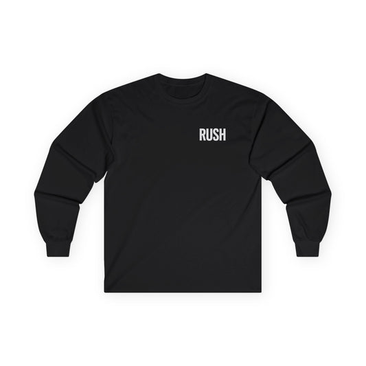 "DONT RUSH THE PROCESS" Black Long Sleeve Shirt